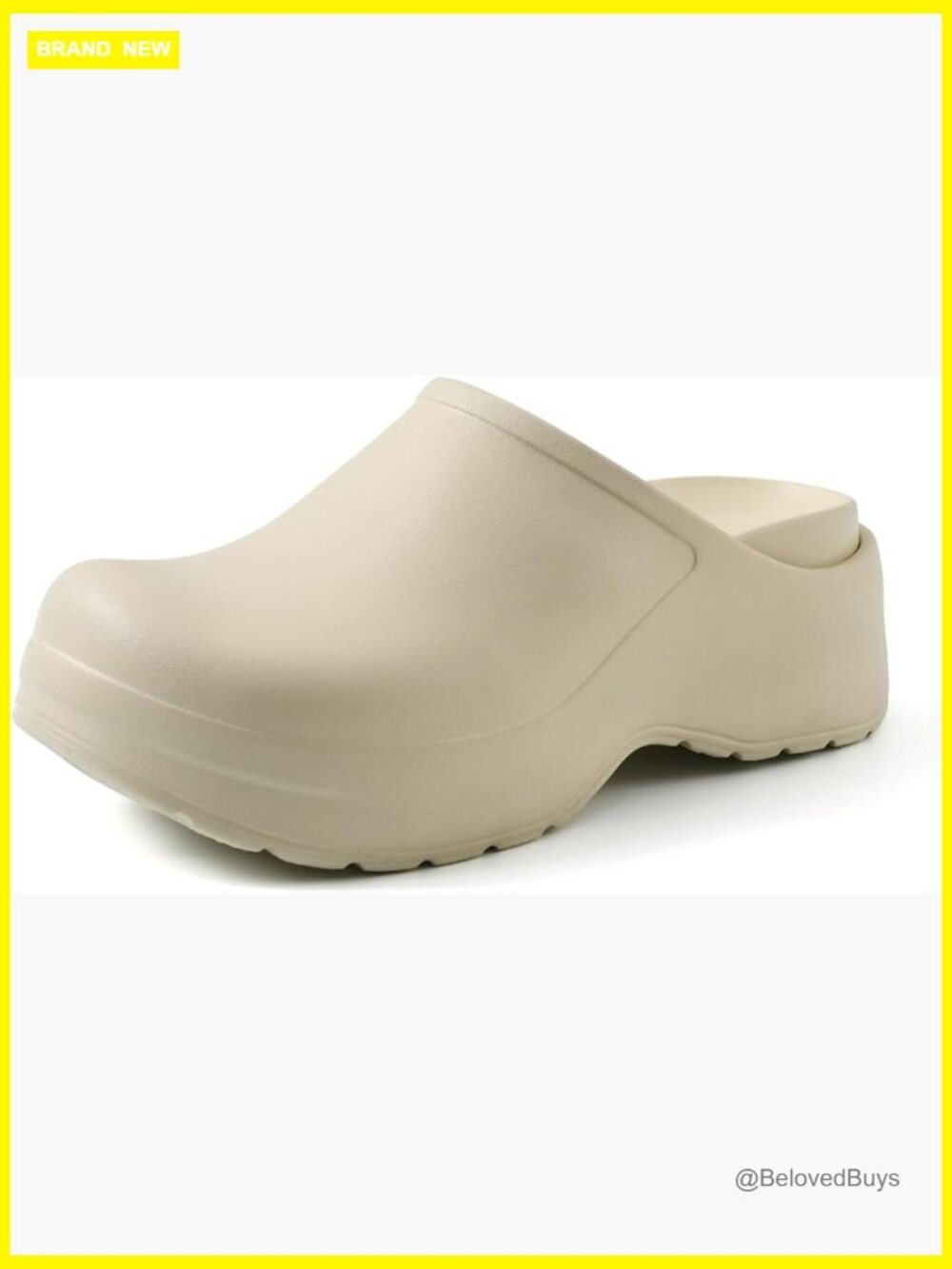 EVA Platform Mules Breathable Comfort Slip-on Lightweight Non-Slip Chef Shoes